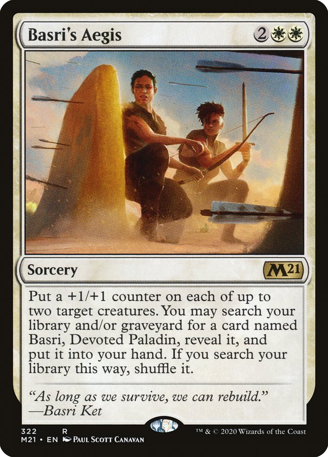 Basri's Aegis [Core Set 2021] - Magic: The Gathering - Card Brawlers | Quebec | Canada |