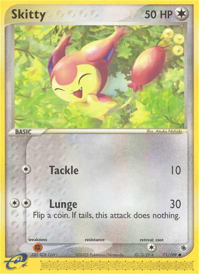 Skitty (71/109) [EX: Ruby & Sapphire] - Pokémon - Card Brawlers | Quebec | Canada |