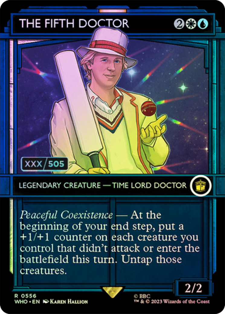 The Fifth Doctor (Serial Numbered) [Doctor Who] - Magic: The Gathering - Card Brawlers | Quebec | Canada |
