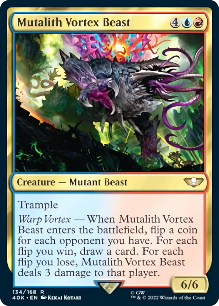 Mutalith Vortex Beast (Surge Foil) [Warhammer 40,000] - Magic: The Gathering - Card Brawlers | Quebec | Canada |