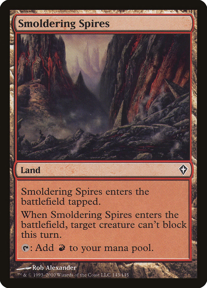 Smoldering Spires [Worldwake] - Magic: The Gathering - Card Brawlers | Quebec | Canada |