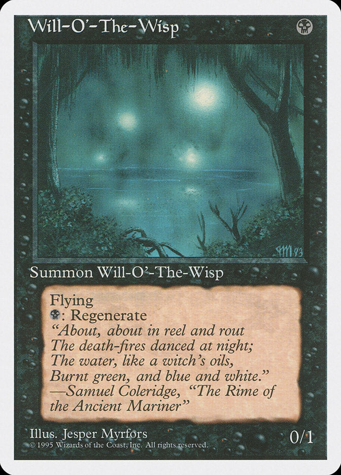 Will-o'-the-Wisp [Fourth Edition] - Magic: The Gathering - Card Brawlers | Quebec | Canada |