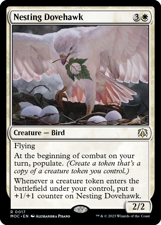 Nesting Dovehawk [March of the Machine Commander] - Magic: The Gathering - Card Brawlers | Quebec | Canada |