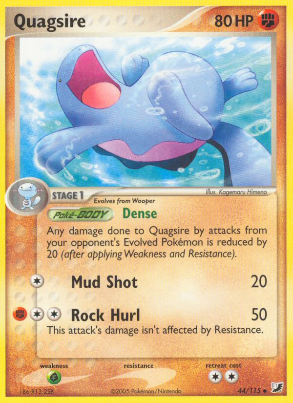 Quagsire (44/115) [EX: Unseen Forces] - Pokémon - Card Brawlers | Quebec | Canada |