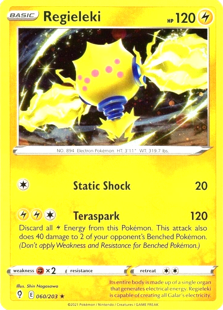 Regieleki (060/203) (Cosmos Holo) [Sword & Shield: Evolving Skies] - Pokémon - Card Brawlers | Quebec | Canada |