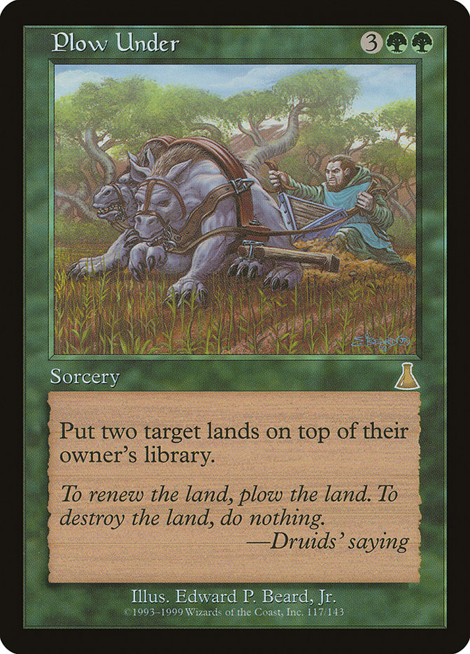 Plow Under [Urza's Destiny] - Magic: The Gathering - Card Brawlers | Quebec | Canada |