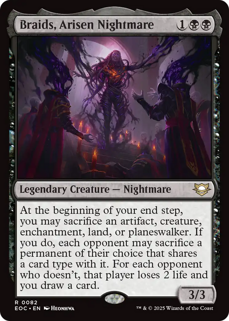 Braids, Arisen Nightmare [Edge of Eternities Commander] - Magic: The Gathering - Card Brawlers | Quebec | Canada |