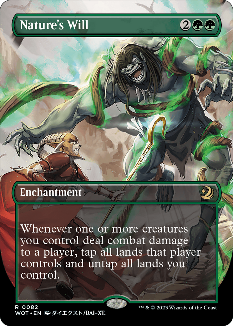 Nature's Will (Anime Borderless) [Wilds of Eldraine: Enchanting Tales] - Magic: The Gathering - Card Brawlers | Quebec | Canada |