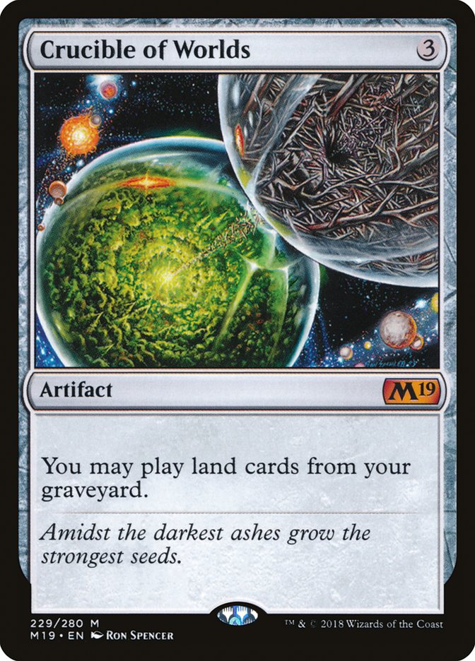 Crucible of Worlds [Core Set 2019] - Magic: The Gathering - Card Brawlers | Quebec | Canada |