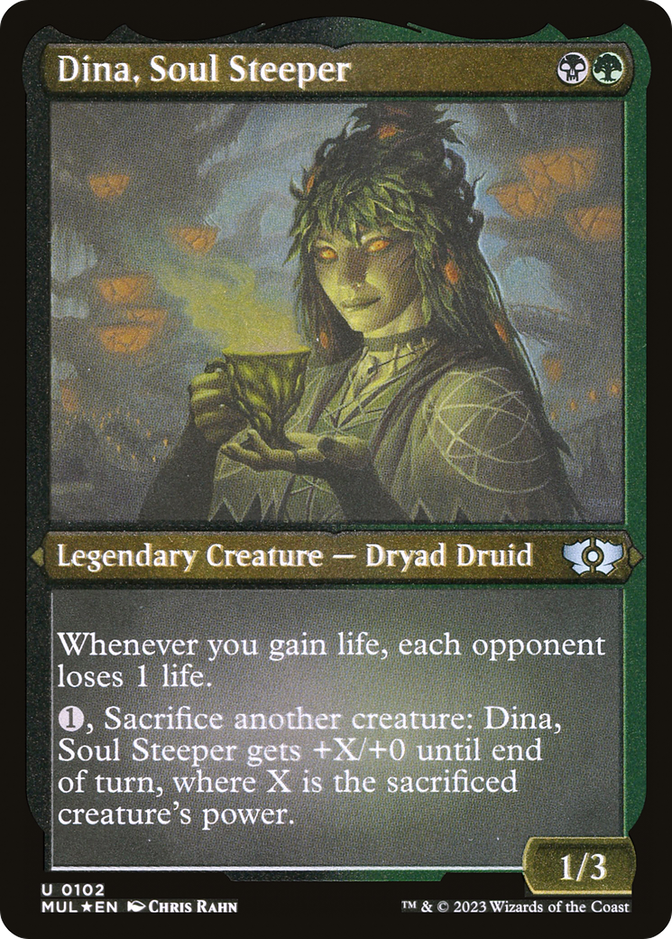 Dina, Soul Steeper (Foil Etched) [Multiverse Legends] - Magic: The Gathering - Card Brawlers | Quebec | Canada |