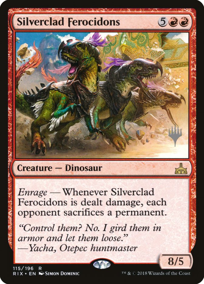 Silverclad Ferocidons (Promo Pack) [Rivals of Ixalan Promos] - Magic: The Gathering - Card Brawlers | Quebec | Canada |