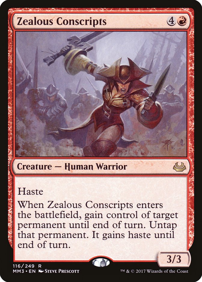 Zealous Conscripts [Modern Masters 2017] - Magic: The Gathering - Card Brawlers | Quebec | Canada |