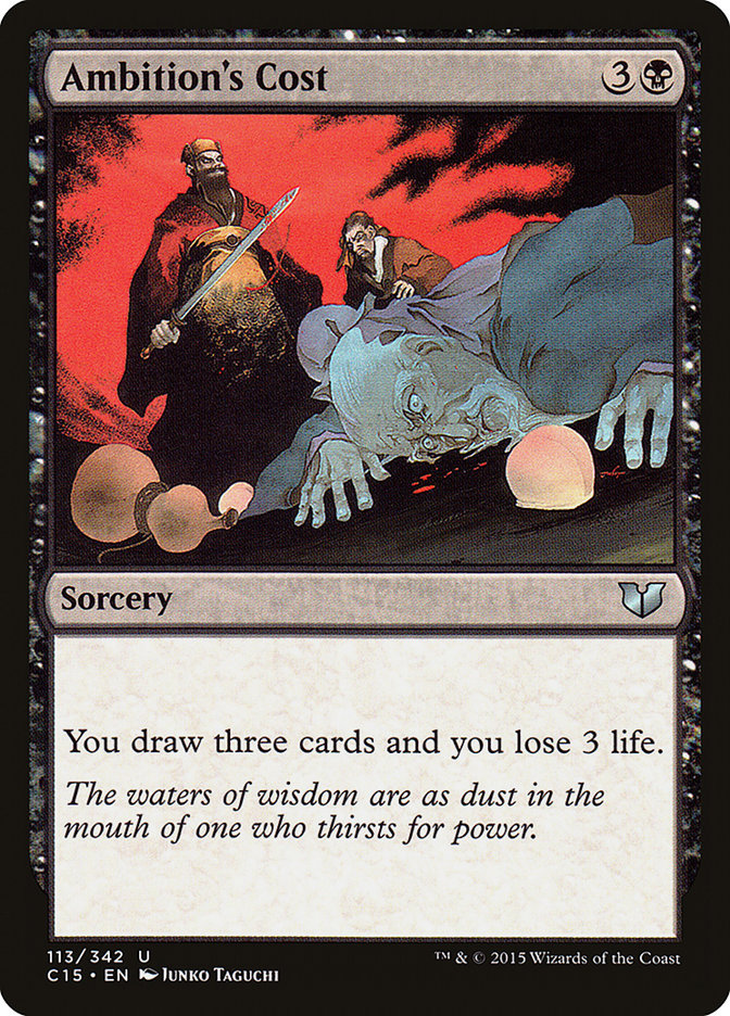 Ambition's Cost [Commander 2015] - Magic: The Gathering - Card Brawlers | Quebec | Canada |