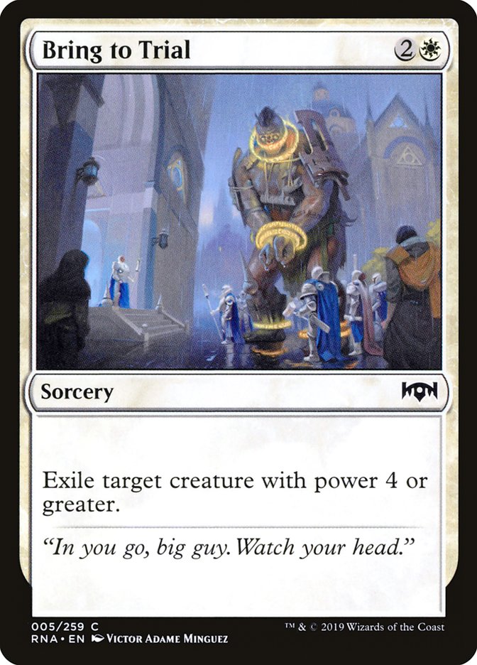 Bring to Trial [Ravnica Allegiance] - Magic: The Gathering - Card Brawlers | Quebec | Canada |