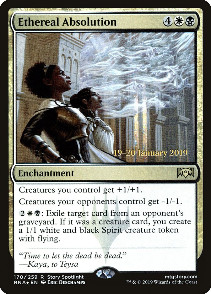Ethereal Absolution [Ravnica Allegiance Prerelease Promos] - Magic: The Gathering - Card Brawlers | Quebec | Canada |