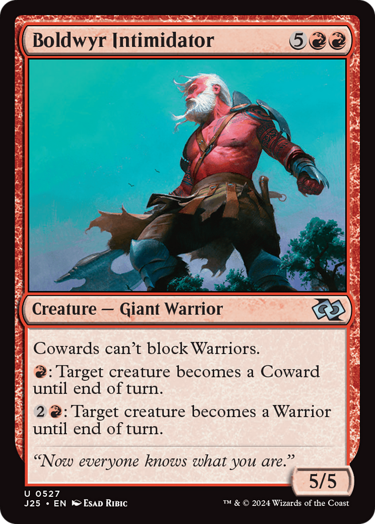 Boldwyr Intimidator [Foundations Jumpstart] - Magic: The Gathering - Card Brawlers | Quebec | Canada |