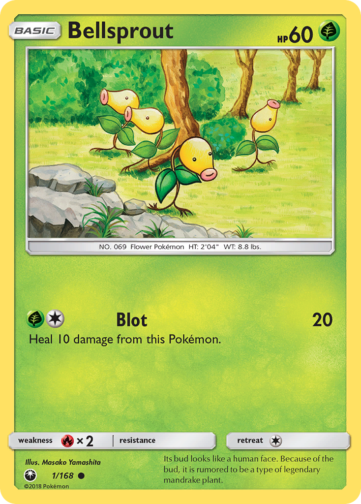 Bellsprout (1/168) [Sun & Moon: Celestial Storm] - Pokémon - Card Brawlers | Quebec | Canada |