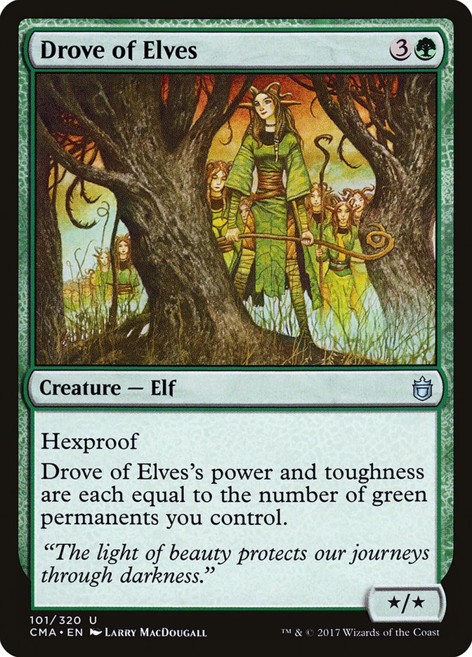 Drove of Elves [Commander Anthology] - Magic: The Gathering - Card Brawlers | Quebec | Canada |