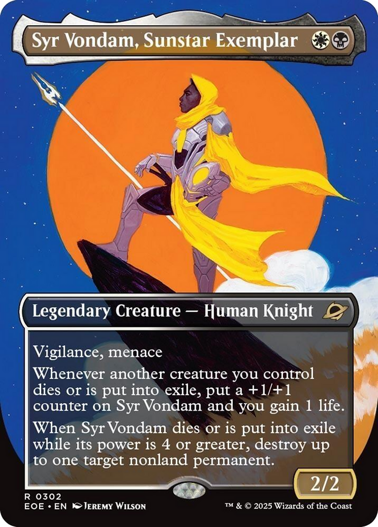 Syr Vondam, Sunstar Exemplar (Borderless) [Edge of Eternities] - Magic: The Gathering - Card Brawlers | Quebec | Canada |