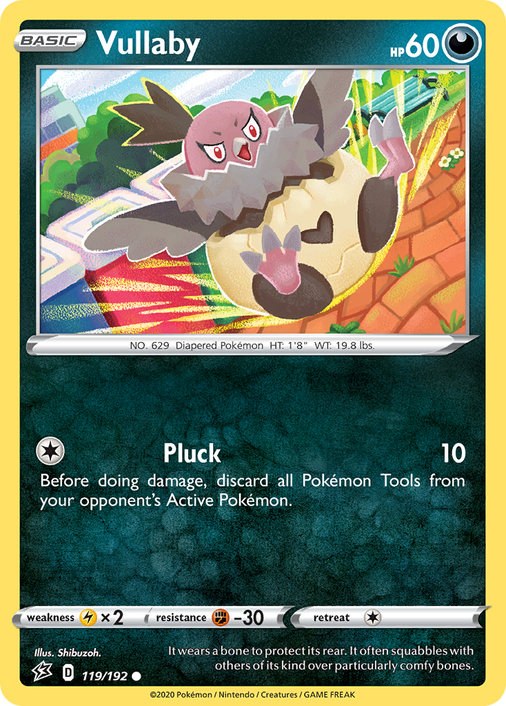 Vullaby (119/192) [Sword & Shield: Rebel Clash] - Pokémon - Card Brawlers | Quebec | Canada |