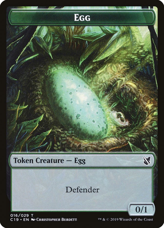 Centaur // Egg Double-Sided Token [Commander 2019 Tokens] - Magic: The Gathering - Card Brawlers | Quebec | Canada |