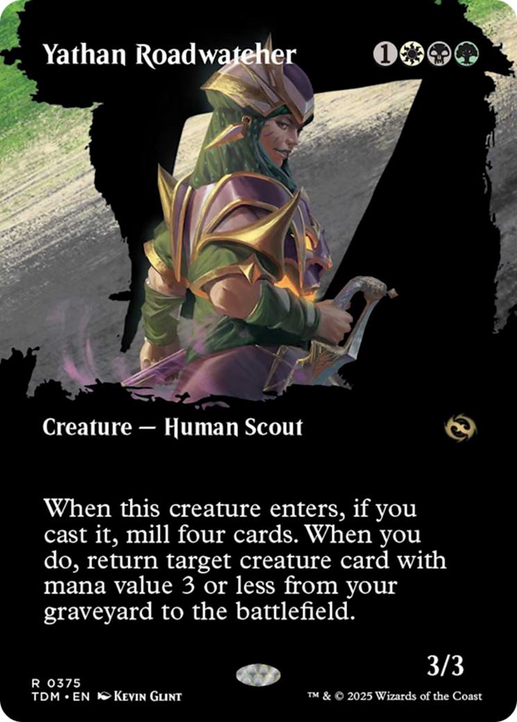 Yathan Roadwatcher (Borderless) [Tarkir: Dragonstorm] - Magic: The Gathering - Card Brawlers | Quebec | Canada |