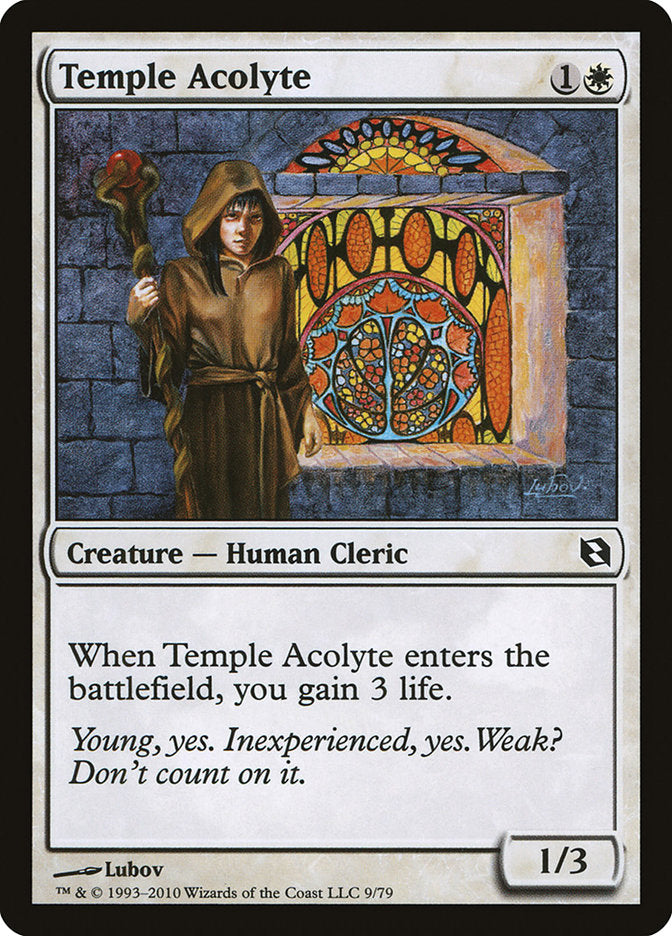 Temple Acolyte [Duel Decks: Elspeth vs. Tezzeret] - Magic: The Gathering - Card Brawlers | Quebec | Canada |