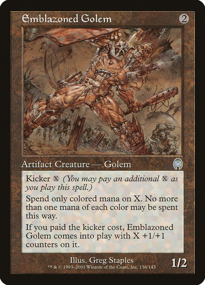 Emblazoned Golem [Apocalypse] - Magic: The Gathering - Card Brawlers | Quebec | Canada |