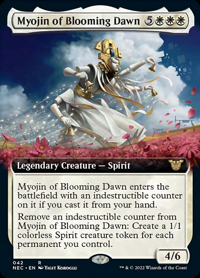 Myojin of Blooming Dawn (Extended Art) [Kamigawa: Neon Dynasty Commander] - Magic: The Gathering - Card Brawlers | Quebec | Canada |