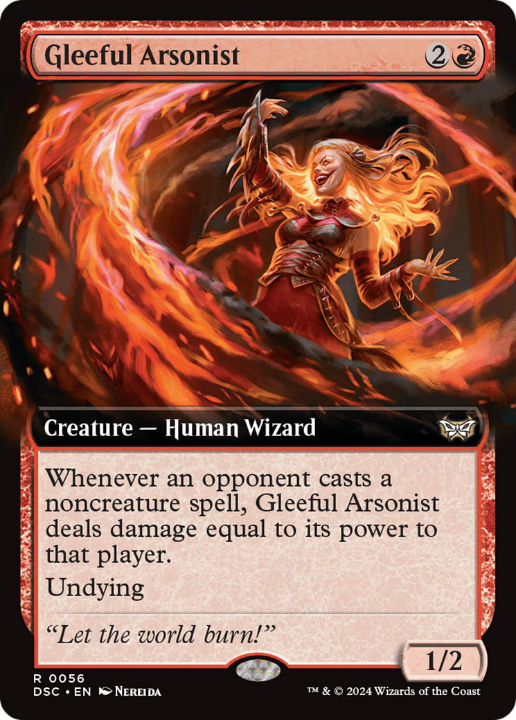 Gleeful Arsonist (Extended Art) [Duskmourn: House of Horror Commander] - Magic: The Gathering - Card Brawlers | Quebec | Canada |