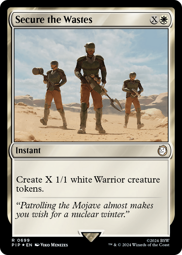 Secure the Wastes (Surge Foil) [Fallout] - Magic: The Gathering - Card Brawlers | Quebec | Canada |