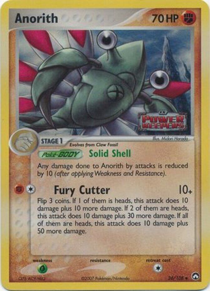Anorith (26/108) (Stamped) [EX: Power Keepers] - Pokémon - Card Brawlers | Quebec | Canada |