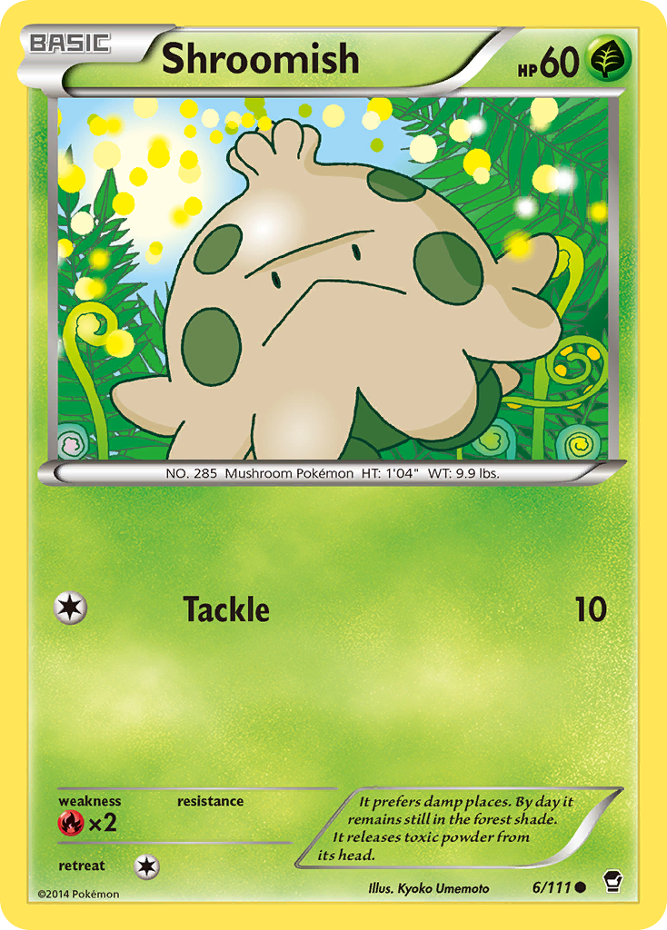 Shroomish (6/111) [XY: Furious Fists] - Pokémon - Card Brawlers | Quebec | Canada |