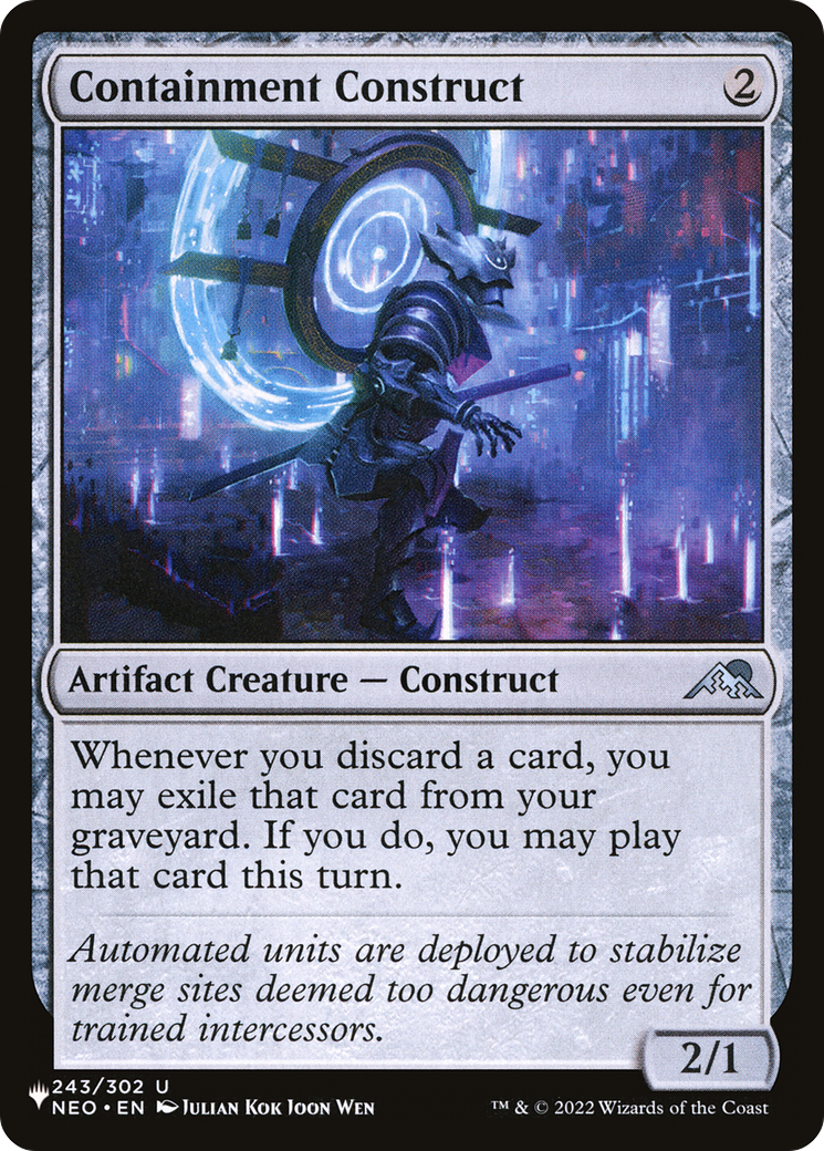 Containment Construct [The List] - Magic: The Gathering - Card Brawlers | Quebec | Canada |