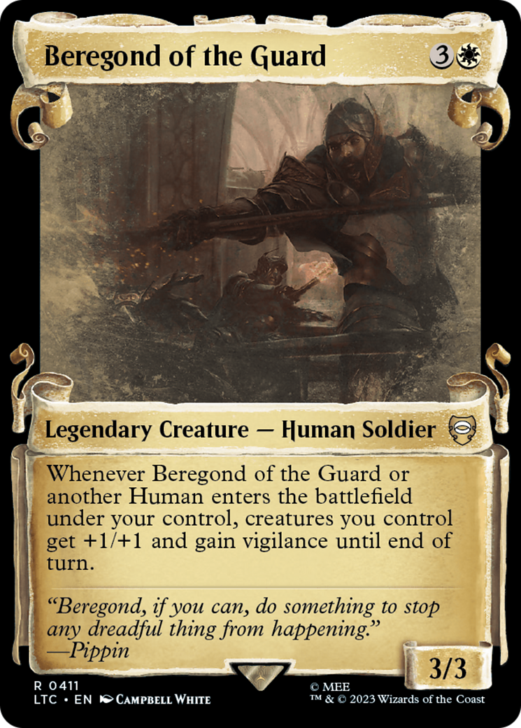 Beregond of the Guard [The Lord of the Rings: Tales of Middle-Earth Commander Showcase Scrolls] - Magic: The Gathering - Card Brawlers | Quebec | Canada |