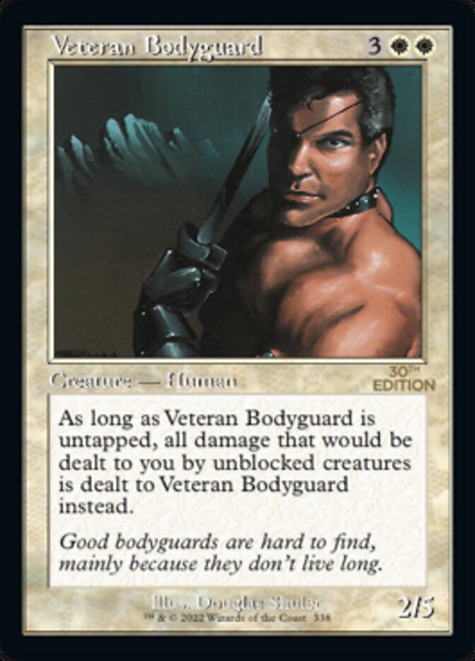 Veteran Bodyguard (Retro) [30th Anniversary Edition] - Magic: The Gathering - Card Brawlers | Quebec | Canada |