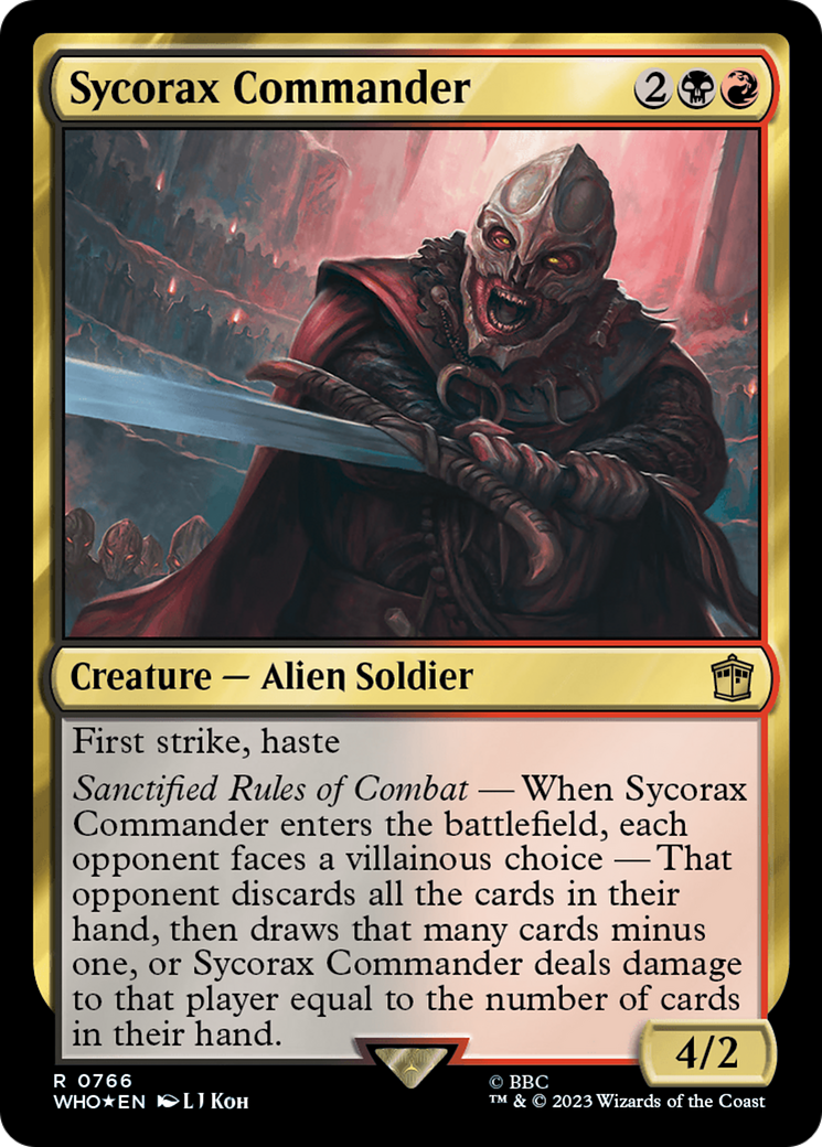 Sycorax Commander (Surge Foil) [Doctor Who] - Magic: The Gathering - Card Brawlers | Quebec | Canada |