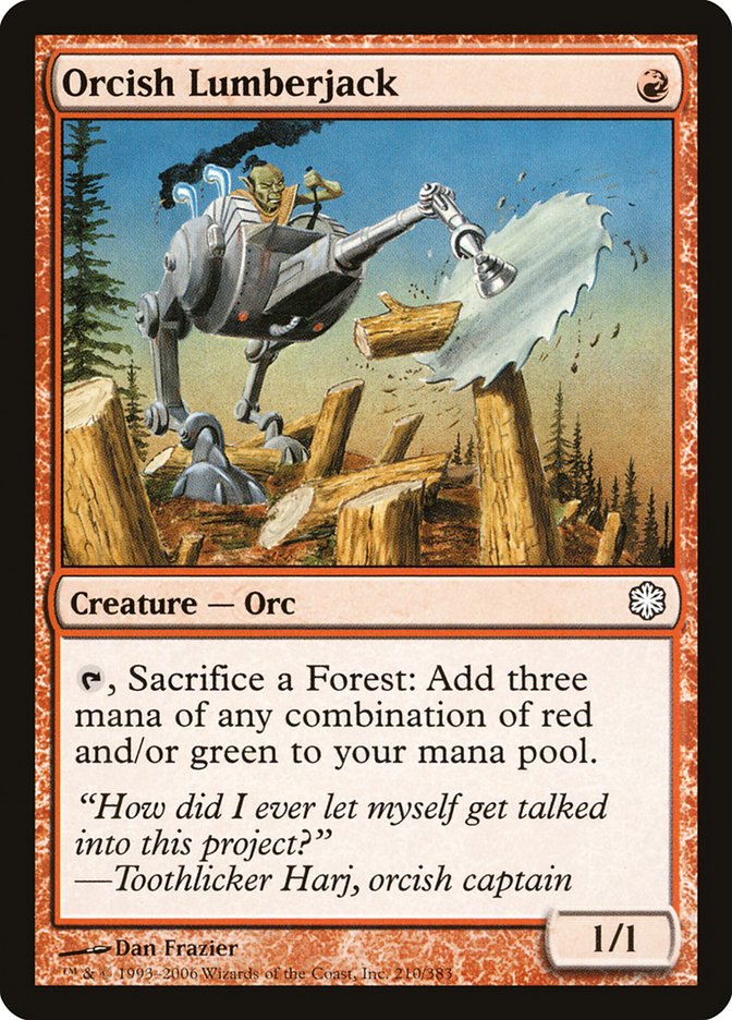 Orcish Lumberjack [Coldsnap Theme Decks] - Magic: The Gathering - Card Brawlers | Quebec | Canada |