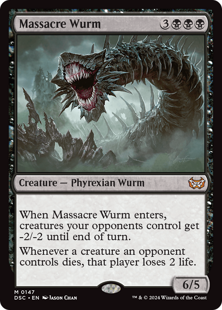 Massacre Wurm [Duskmourn: House of Horror Commander] - Magic: The Gathering - Card Brawlers | Quebec | Canada |