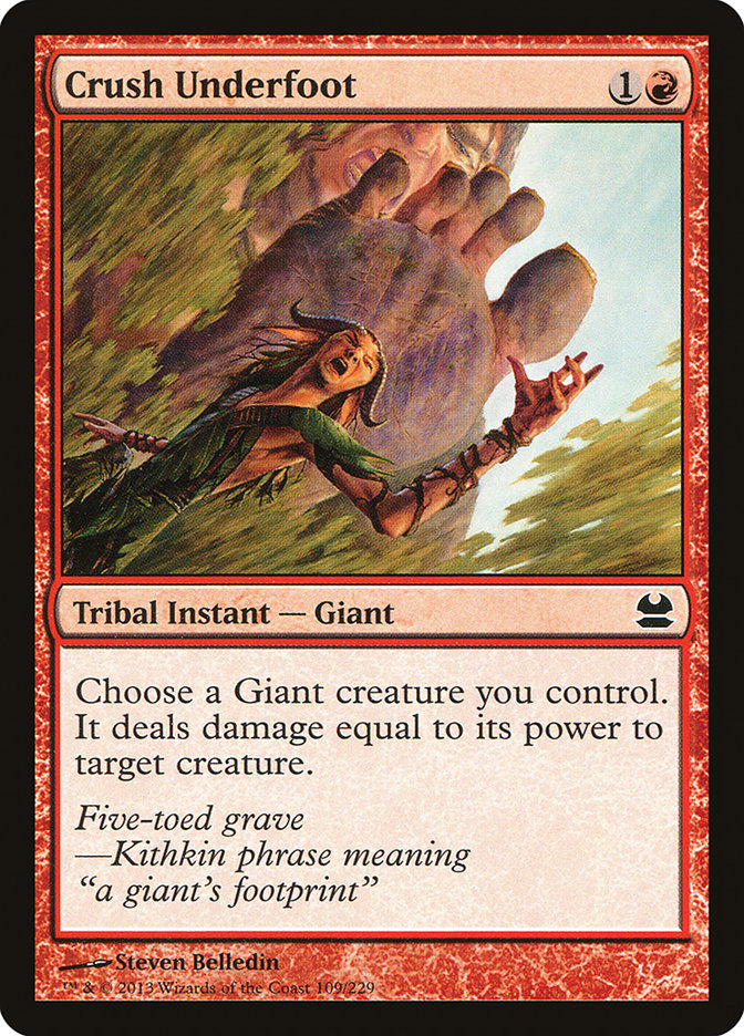 Crush Underfoot [Modern Masters] - Magic: The Gathering - Card Brawlers | Quebec | Canada |
