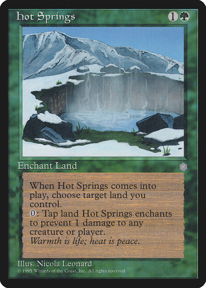 Hot Springs [Ice Age] - Magic: The Gathering - Card Brawlers | Quebec | Canada |