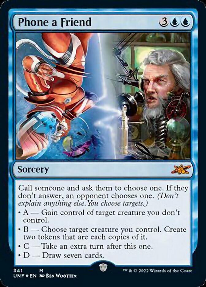 Phone a Friend (Galaxy Foil) [Unfinity] - Magic: The Gathering - Card Brawlers | Quebec | Canada |