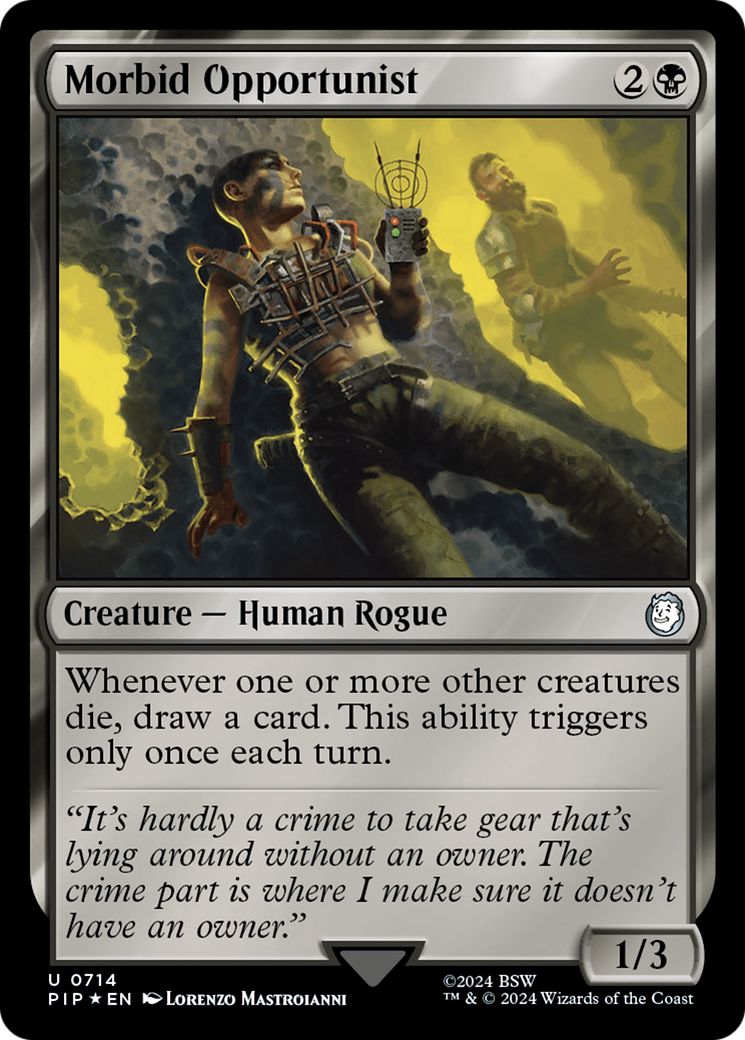 Morbid Opportunist (Surge Foil) [Fallout] - Magic: The Gathering - Card Brawlers | Quebec | Canada |