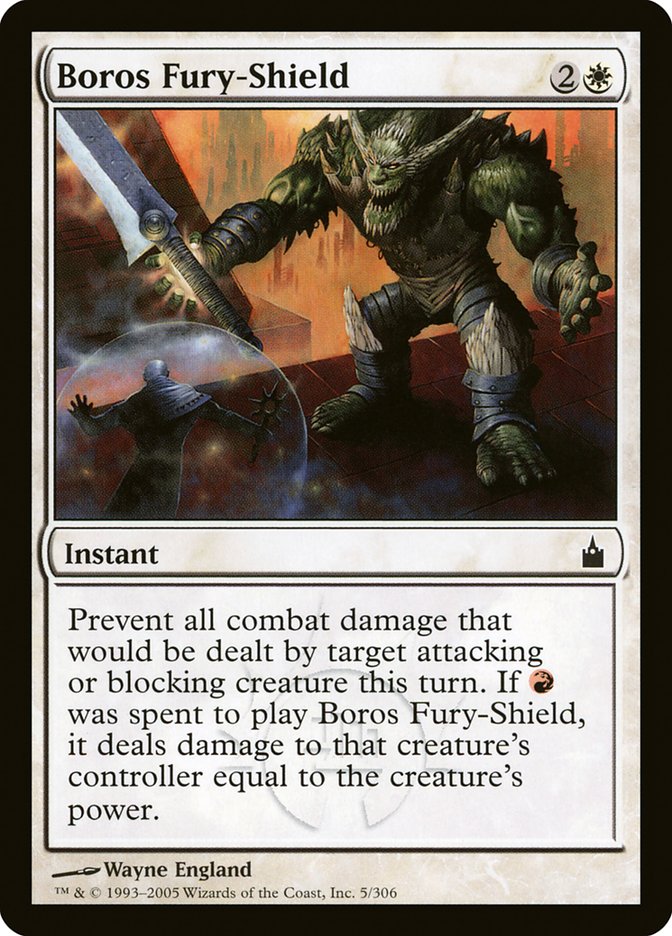 Boros Fury-Shield [Ravnica: City of Guilds] - Magic: The Gathering - Card Brawlers | Quebec | Canada |