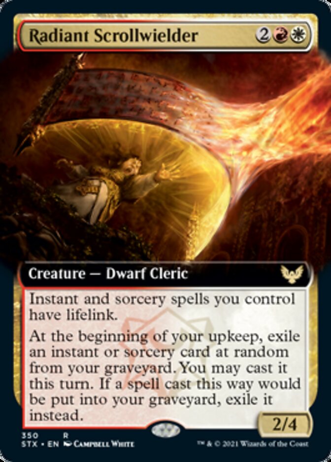Radiant Scrollwielder (Extended Art) [Strixhaven: School of Mages] - Magic: The Gathering - Card Brawlers | Quebec | Canada |