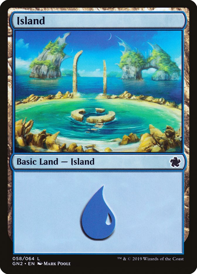 Island (58) [Game Night 2019] - Magic: The Gathering - Card Brawlers | Quebec | Canada |