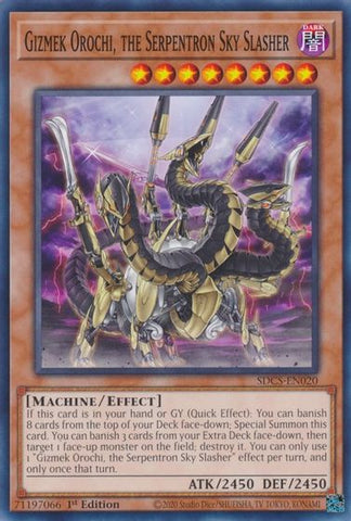 Gizmek Orochi, the Serpentron Sky Slasher [SDCS-EN020] Common - Yu-Gi-Oh! - Card Brawlers | Quebec | Canada |