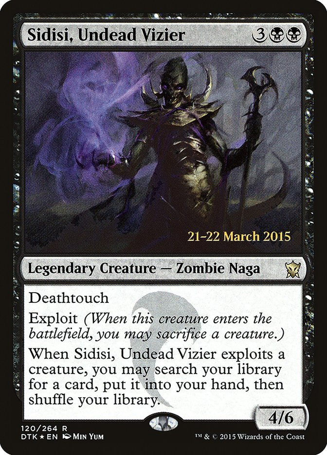 Sidisi, Undead Vizier [Dragons of Tarkir Prerelease Promos] - Magic: The Gathering - Card Brawlers | Quebec | Canada |