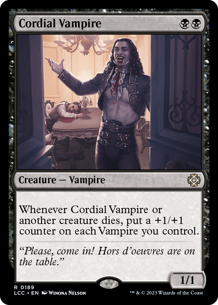 Cordial Vampire [The Lost Caverns of Ixalan Commander] - Magic: The Gathering - Card Brawlers | Quebec | Canada |