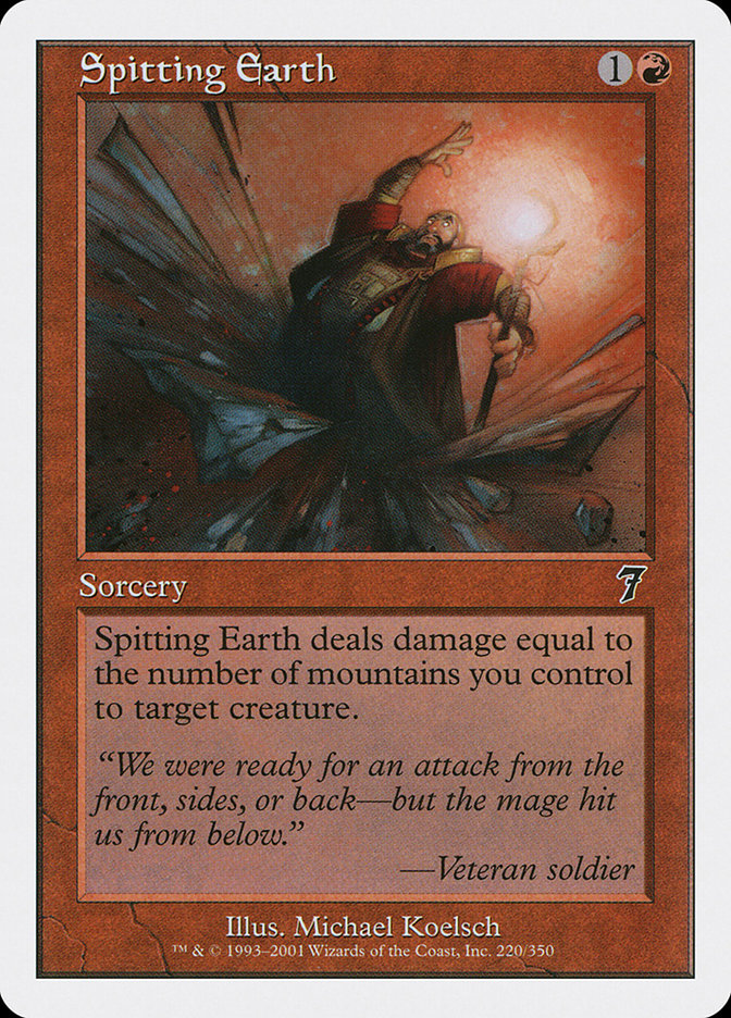 Spitting Earth [Seventh Edition] - Magic: The Gathering - Card Brawlers | Quebec | Canada |